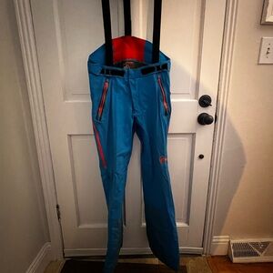 Mammut Eiger Extreme Pants in Blue and Orange